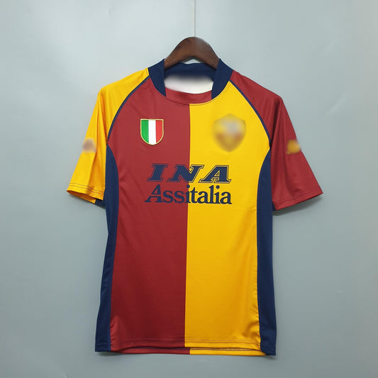 Camiseta Retro Roma Local 01-02