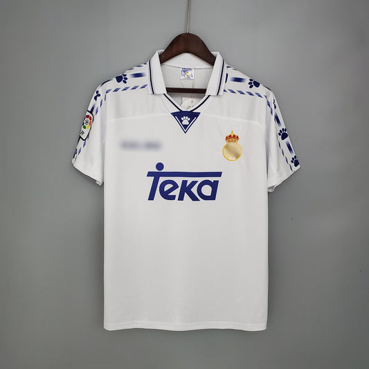 Camiseta Retro Real Madrid Local 96-97 delante