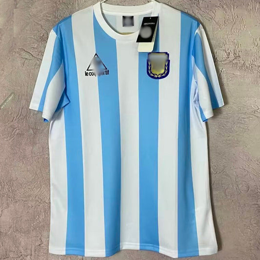 Camiseta Retro Argentina Local 1986