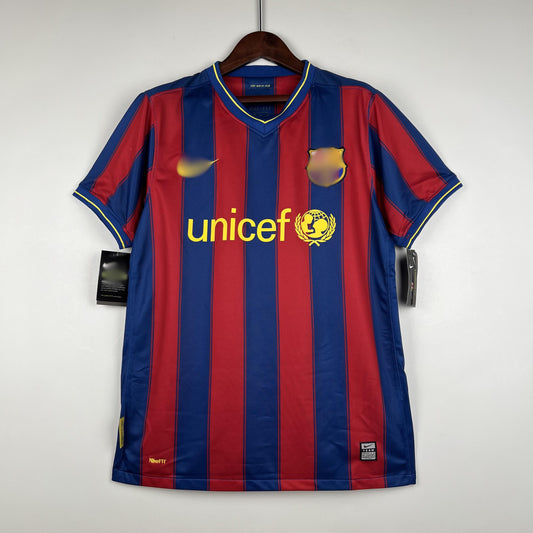 Camiseta Retro Barcelona Local 09-10 delante
