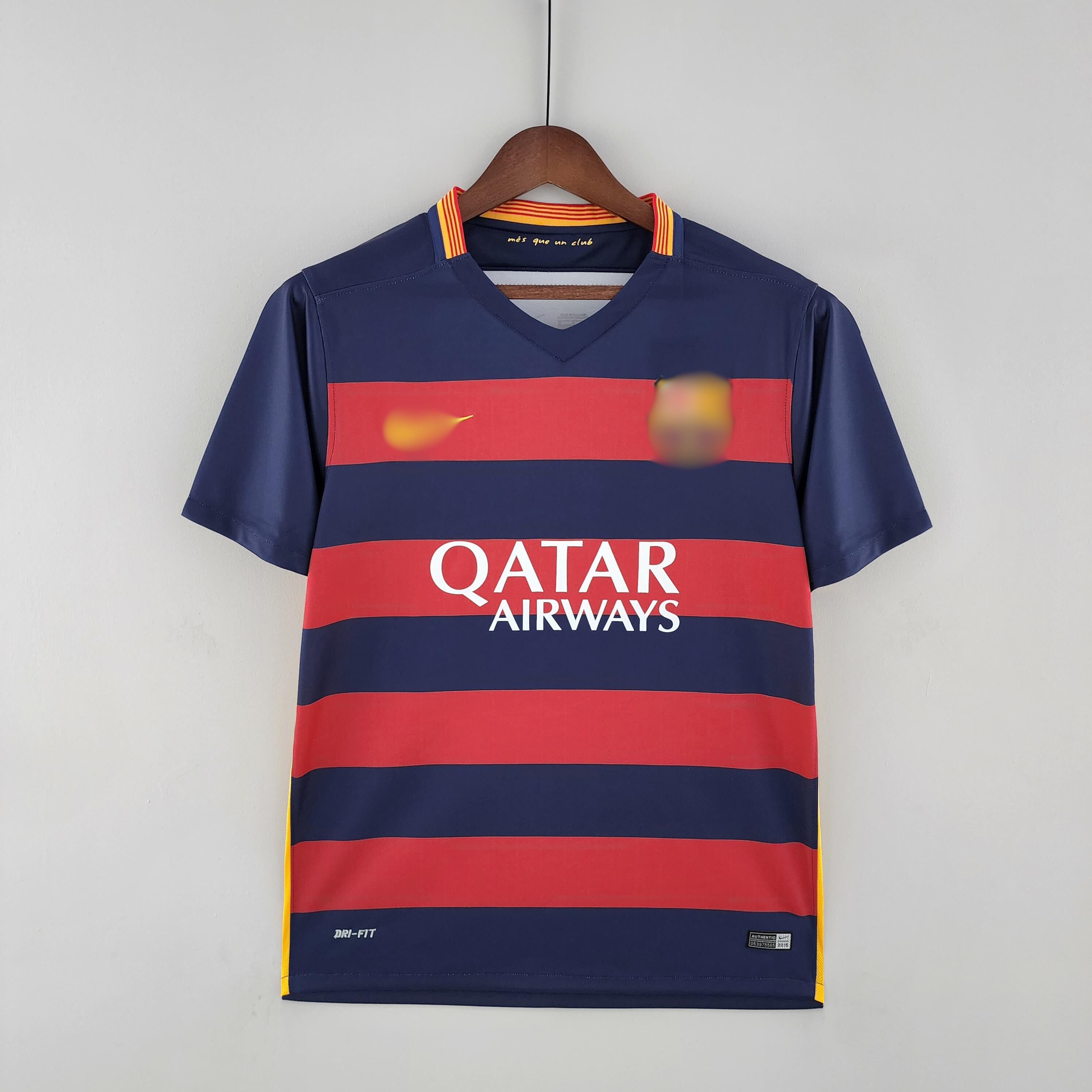 Camiseta Retro Barcelona Local 15-16 delante