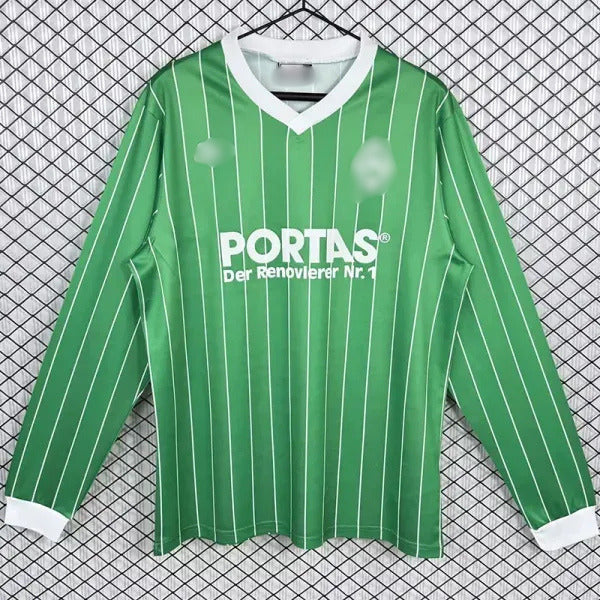 Camiseta Retro Manga Larga Werder Bremen Local 87-88