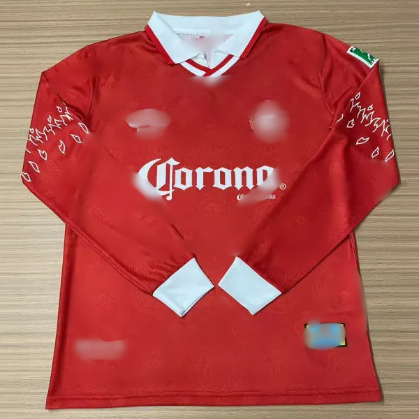Camiseta Retro Manga Larga Toluca Local 95-97