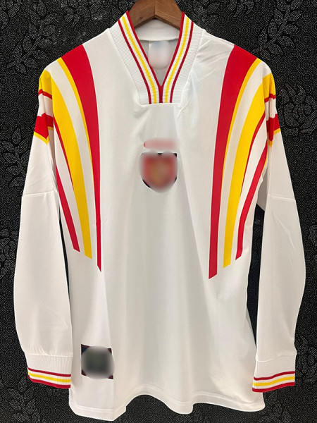 Camiseta Retro Manga Larga España Visitante 1996