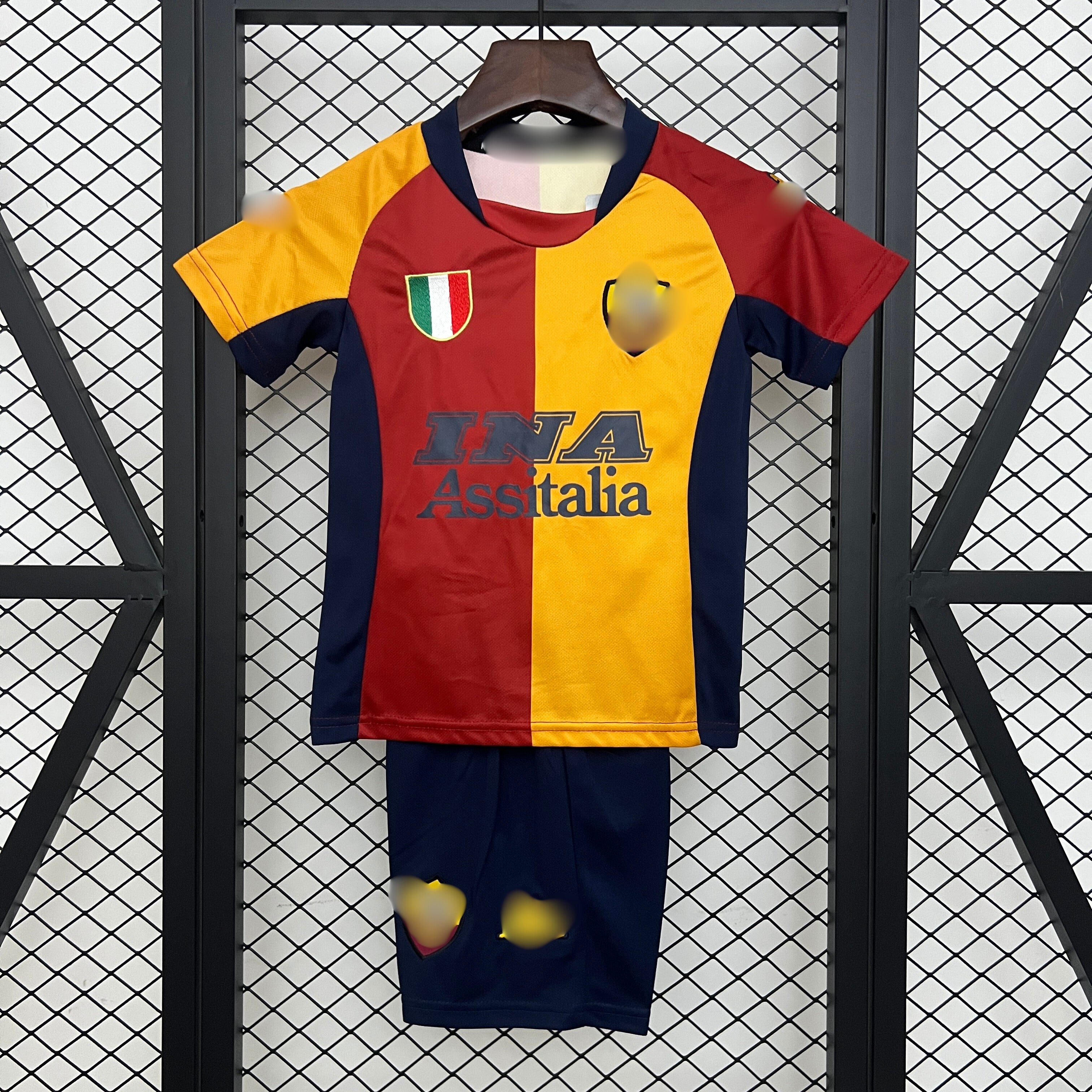 Camiseta Retro Niño Roma Local 01-02