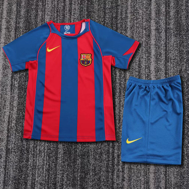 Camiseta Retro Niño Barcelona Local 04-05