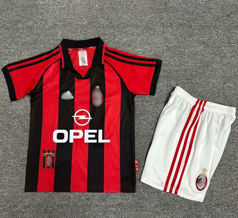 Camiseta Retro Niño Milan Local 1998