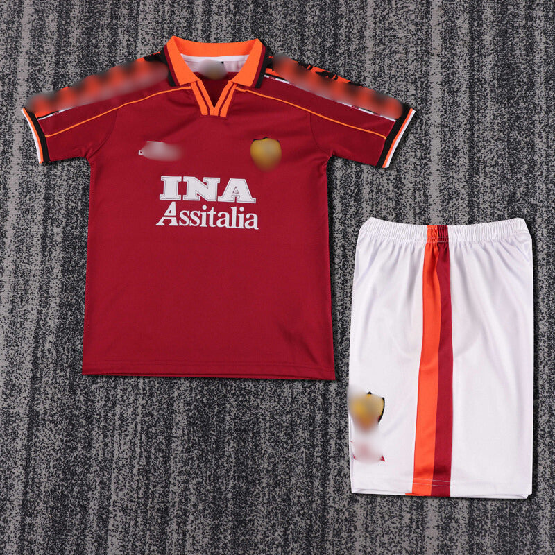 Camiseta Retro Niño Roma Local 98-99