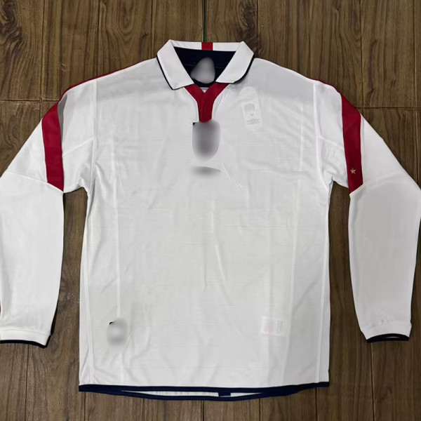 Camiseta Retro Manga Larga Inglaterra Local 2004