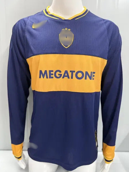 Camiseta Retro Manga Larga Boca Juniors Local 06-07