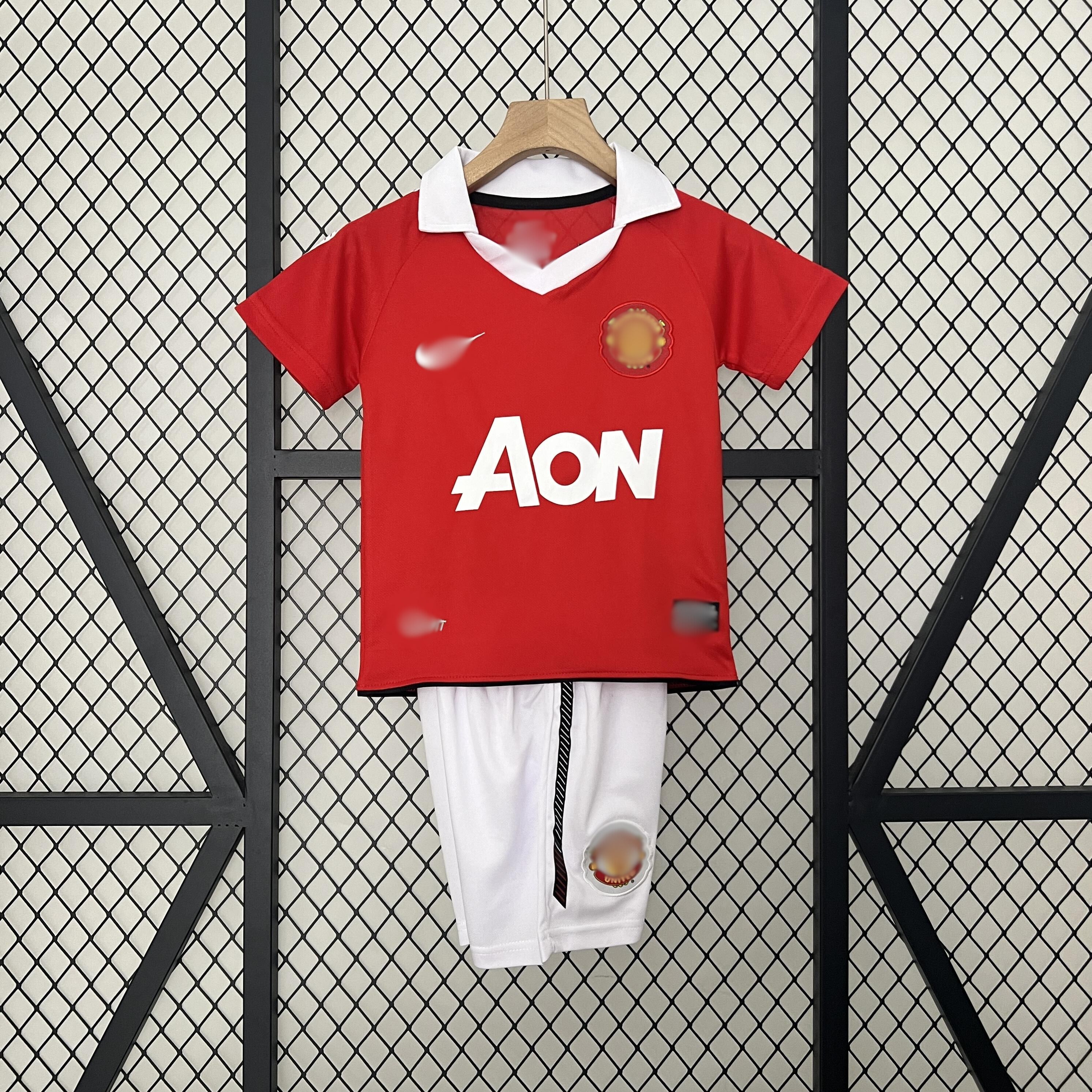 Camiseta Retro Niño Manchester United Local 10-11