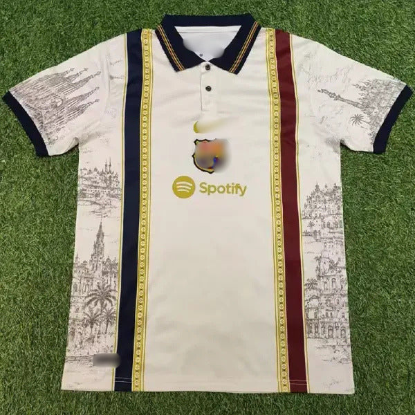 Camiseta Barcelona Entrenamiento Edición Casual Amarillo Tierra 26-27