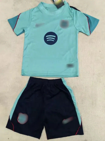 Camiseta Niño Barcelona Entrenamiento Edición Especial Azul Lago 26-27