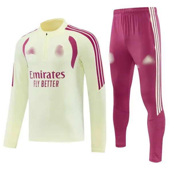 Chandal Real Madrid Media Cremallera Caqui 26-27