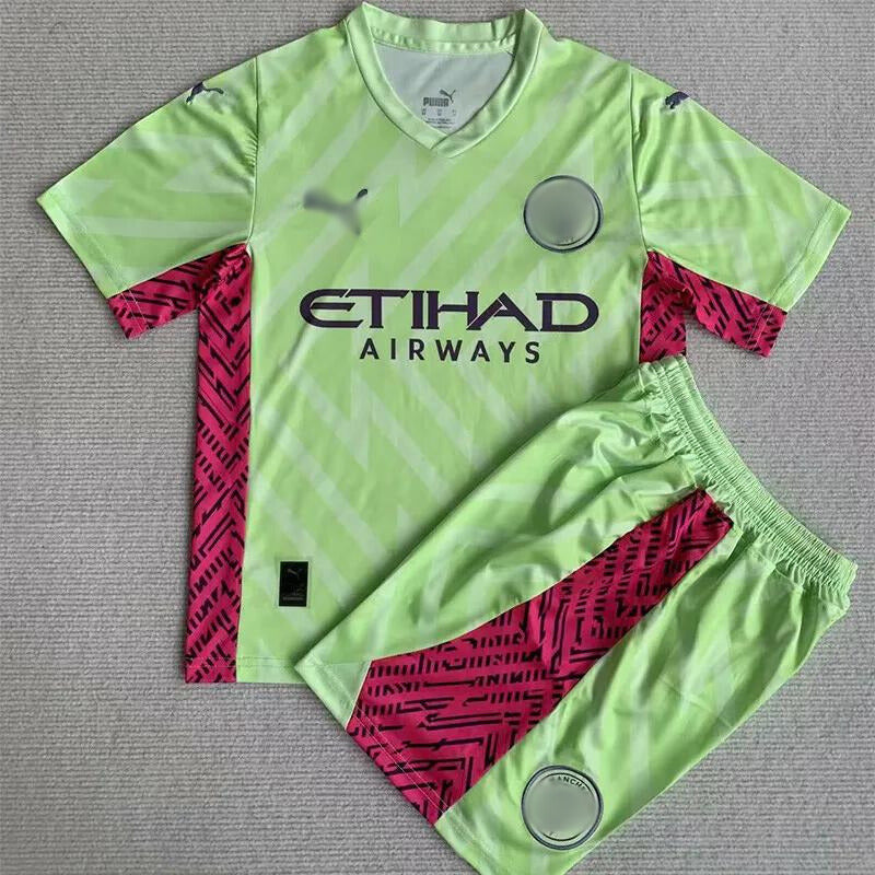 Camiseta Niño Manchester City Portero 23-24 delante