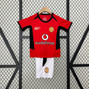 Camiseta Retro Niño Manchester United Local 02-04