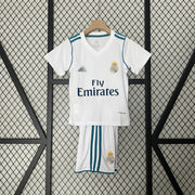 Camiseta Retro Niño Madrid Local 17-18