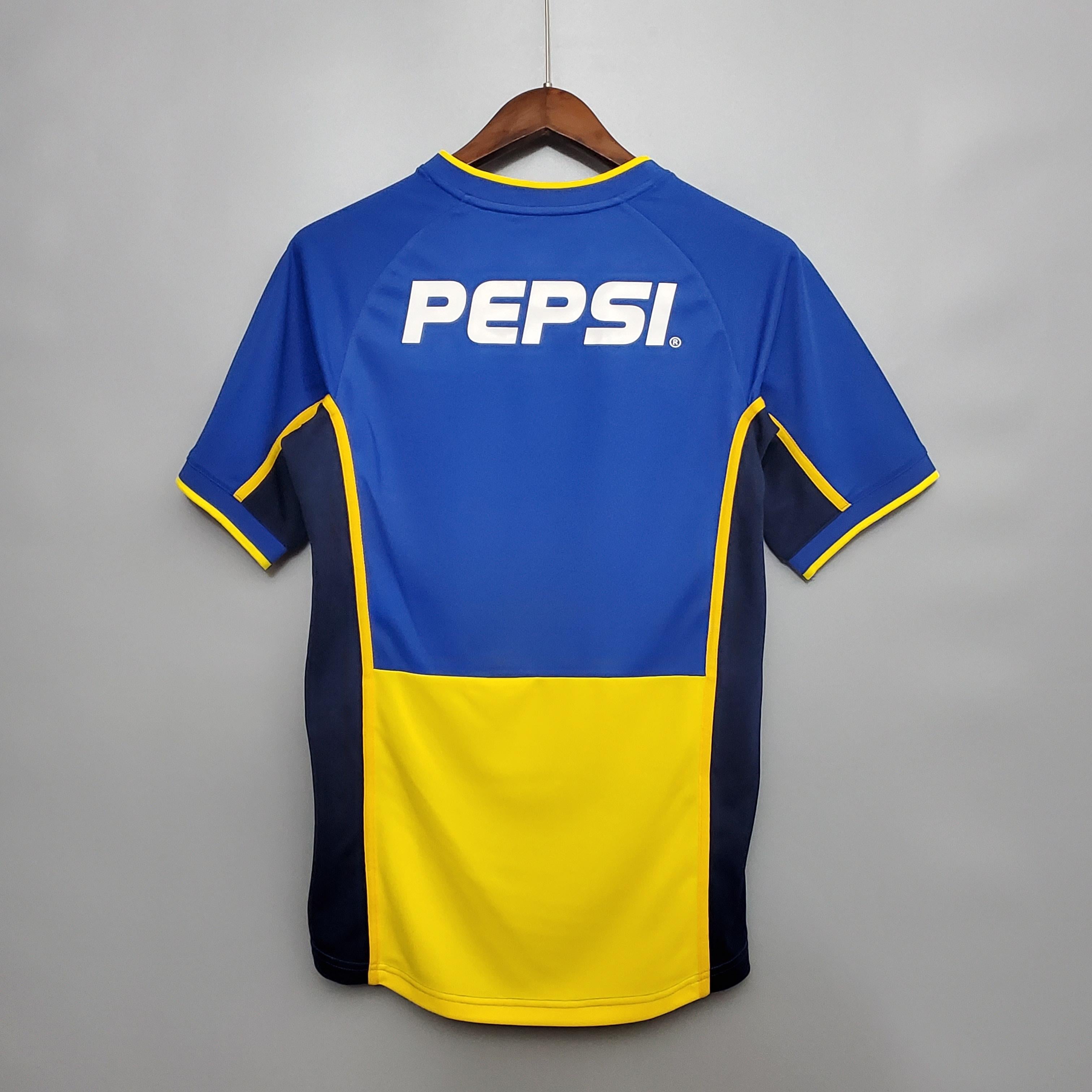 Camiseta Retro Boca Juniors Local 01-02