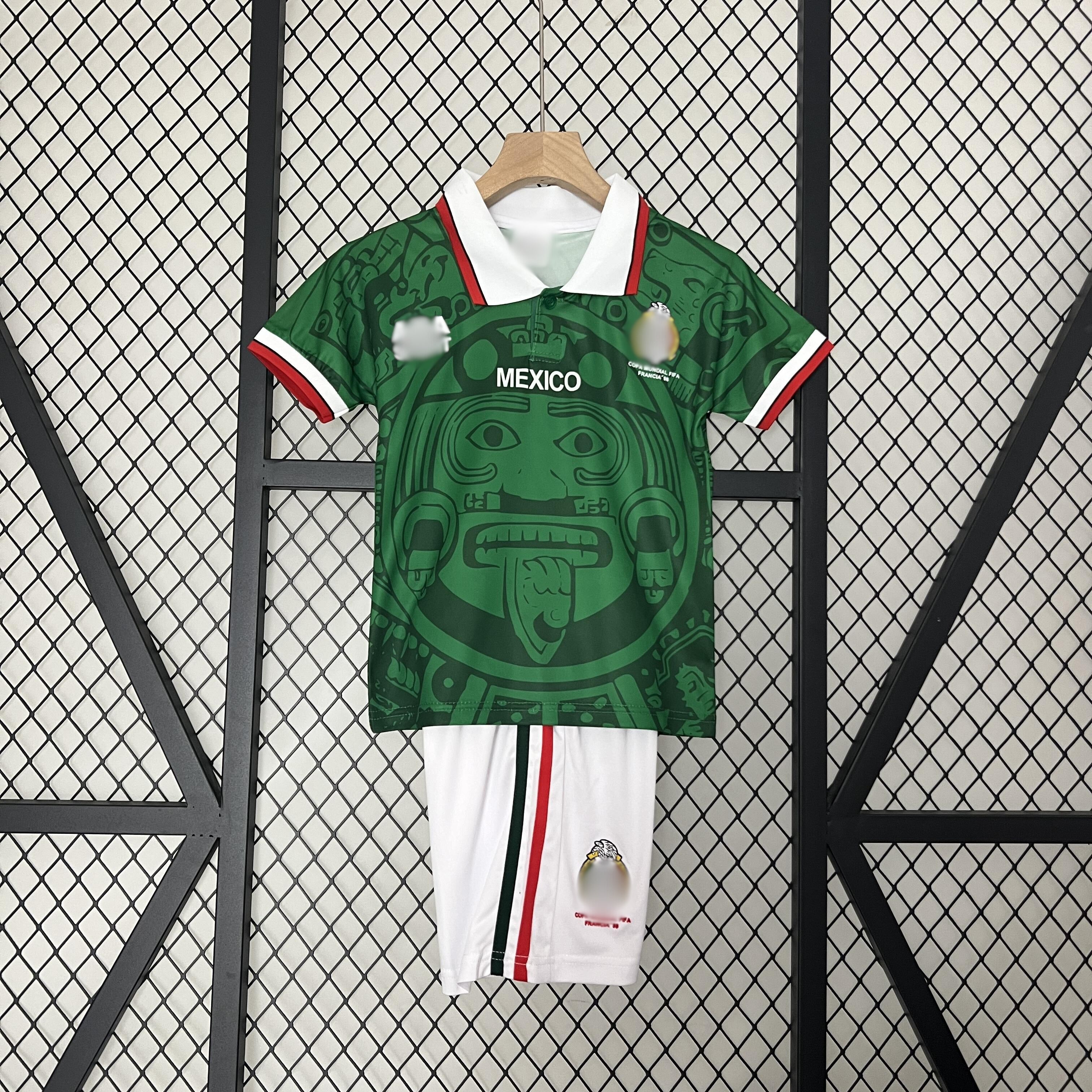 Camiseta Retro Niño México Local 1998