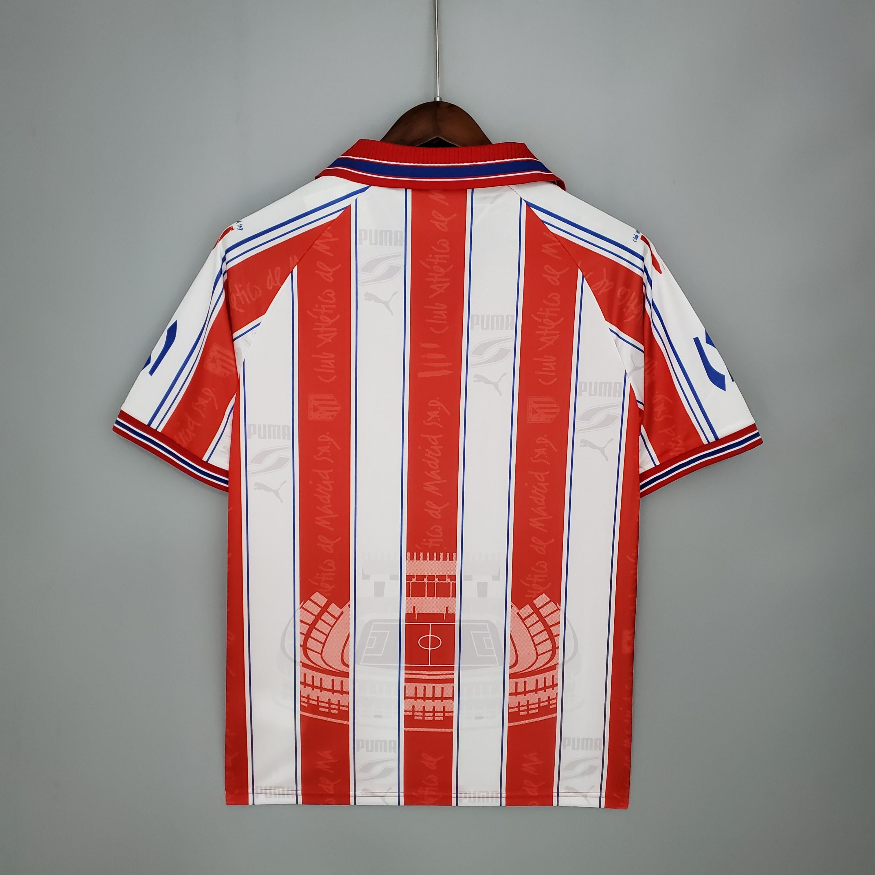 Camiseta Retro Atlético de Madrid Local 96-97 espalda