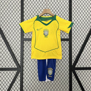 Camiseta Retro Niño Brasil Local 2004