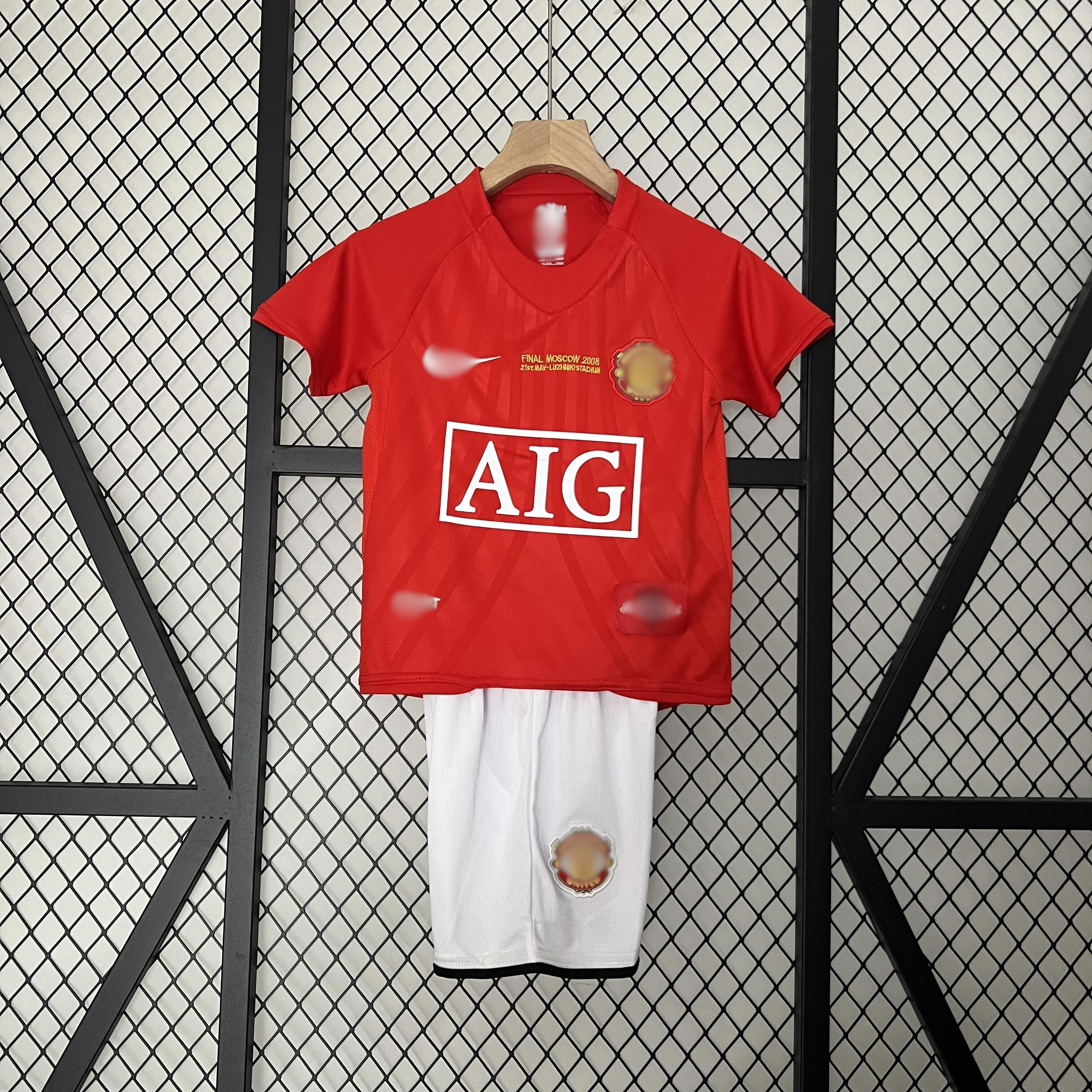 Camiseta Retro Niño Manchester United Local 07-08