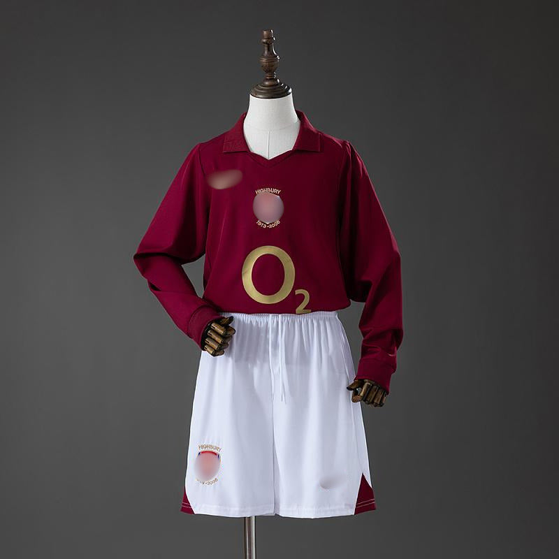 Camiseta Retro Niño Manga Larga Arsenal Local 05-06