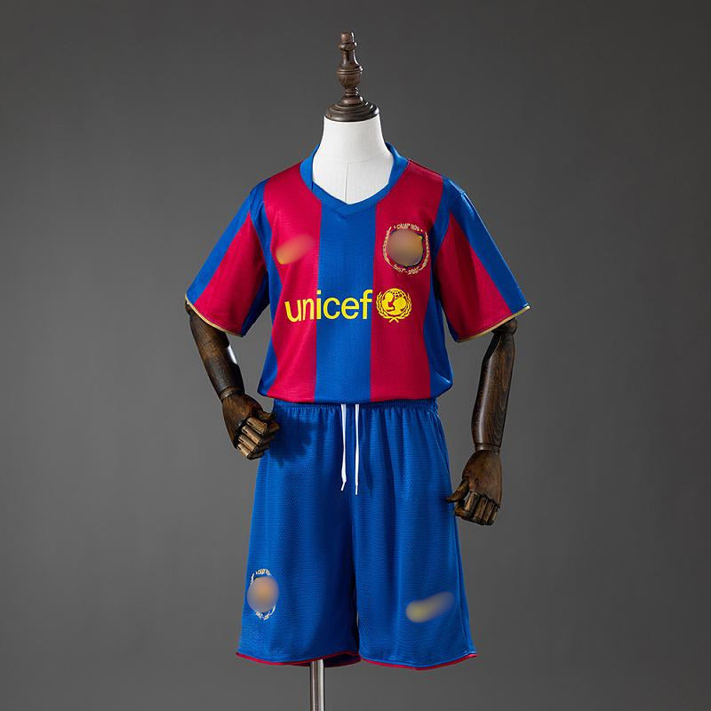Camiseta Retro Niño Barcelona Local 07-08