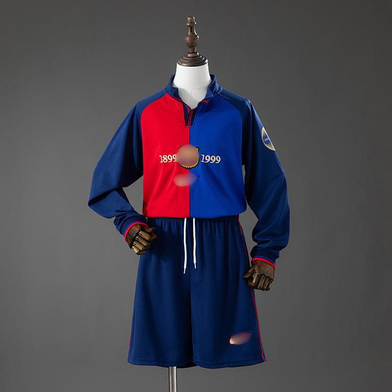 Camiseta Retro Niño Manga Larga Barcelona Local 99-00