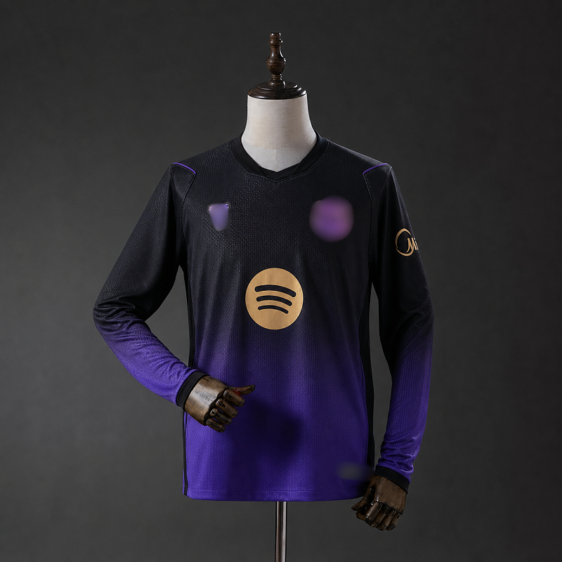 Camiseta Manga Larga Barcelona Visitante 26-27