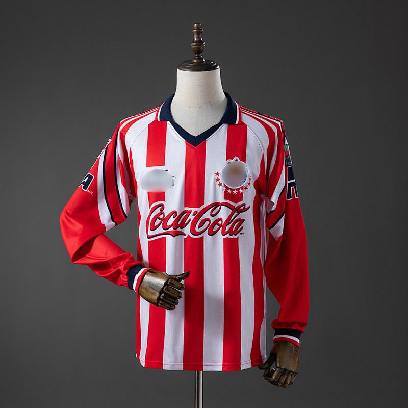 Camiseta Retro Manga Larga Chivas Local 98-99