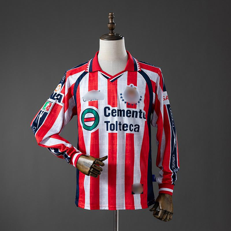 Camiseta Retro Manga Larga Chivas Local 99-00