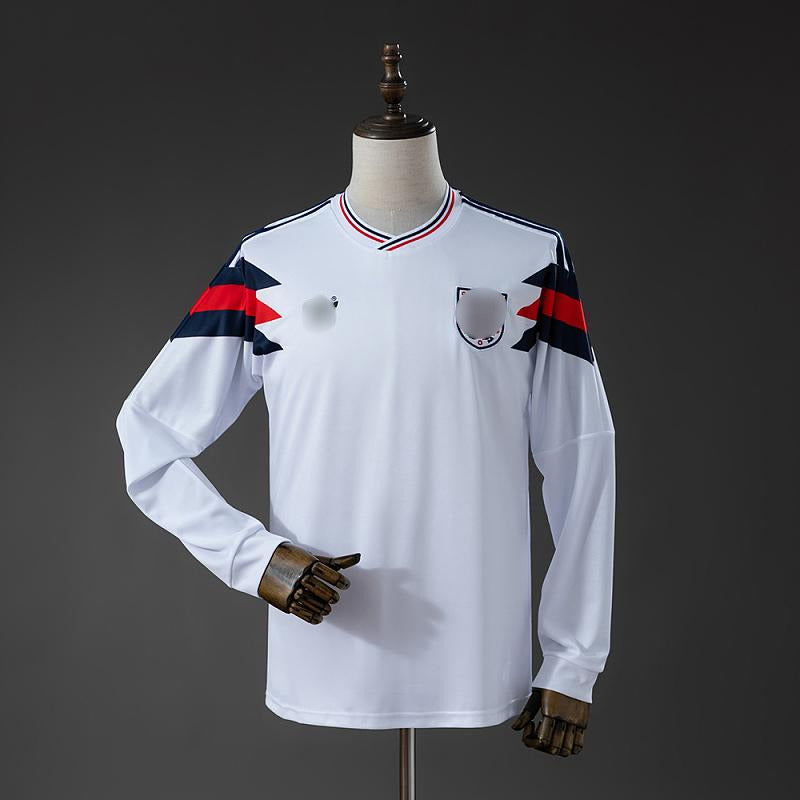 Camiseta Retro Manga Larga Inglaterra Local 1990