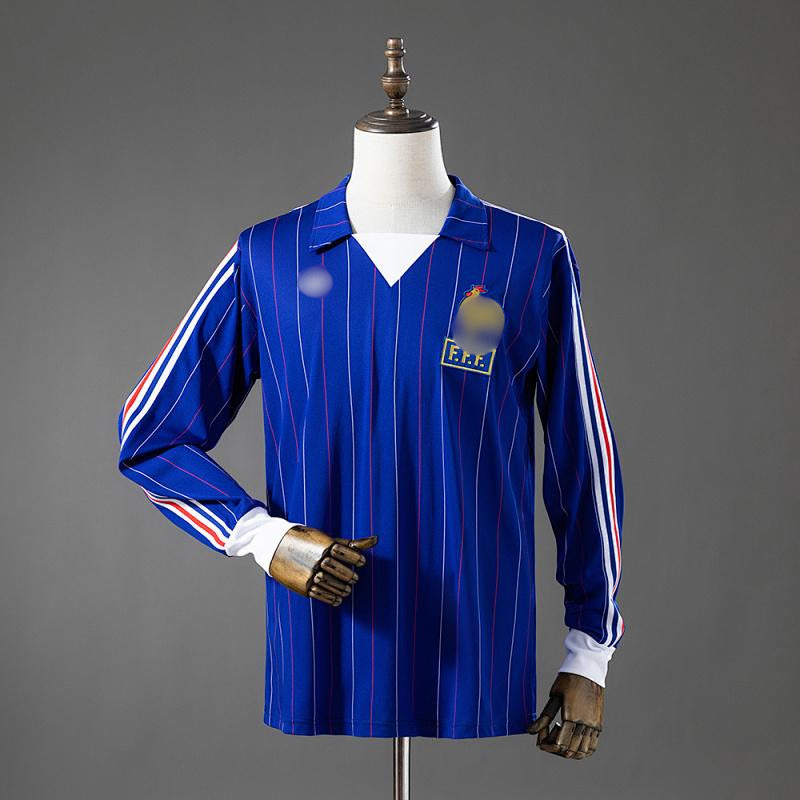 Camiseta Manga Larga Retro Francia Local 80-82