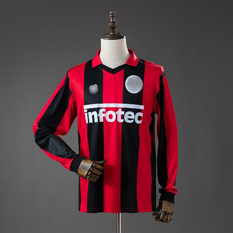 Camiseta Manga Larga Retro Eintracht Frankfurt Local 83-84