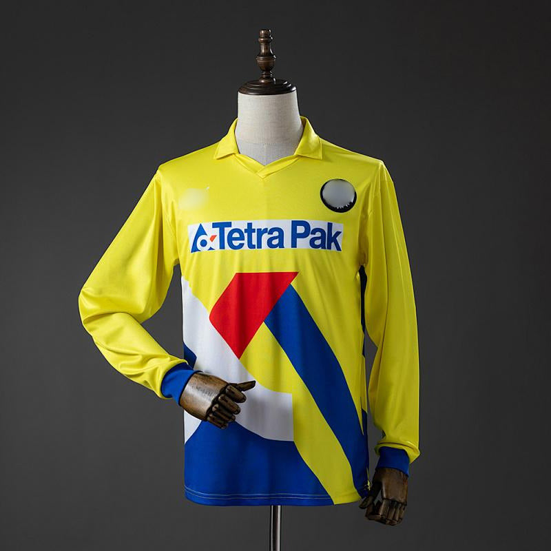 Camiseta Manga Larga Retro Eintracht Frankfurt Visitante 93-96