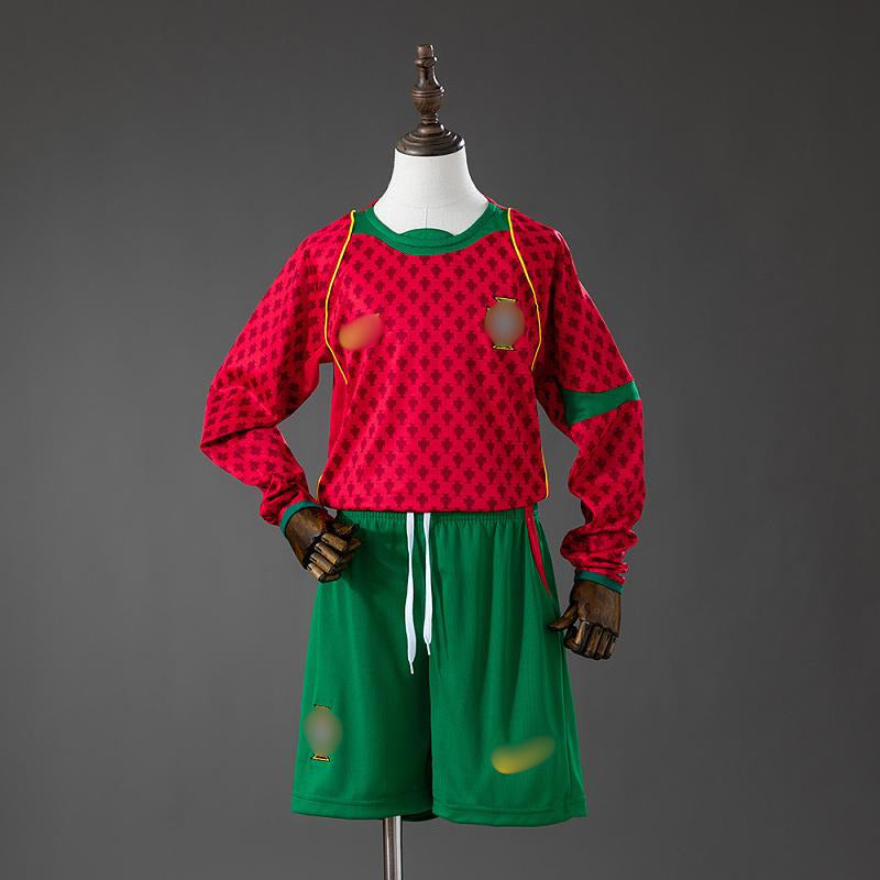 Camiseta Manga Larga Retro Niño Portugal Local 04-05