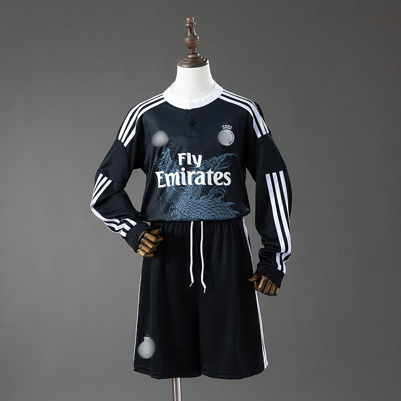 Camiseta Manga Larga Retro Niño Real Madrid Tercera 14-15