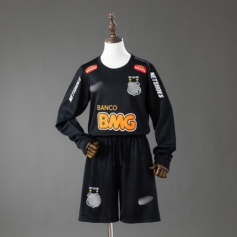 Camiseta Manga Larga Retro Niño Santos Visitante 12-13