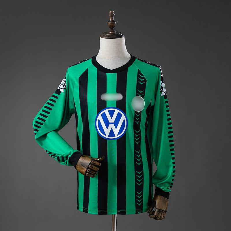 Camiseta Retro Manga Larga Wolfsburgo Local 94-95
