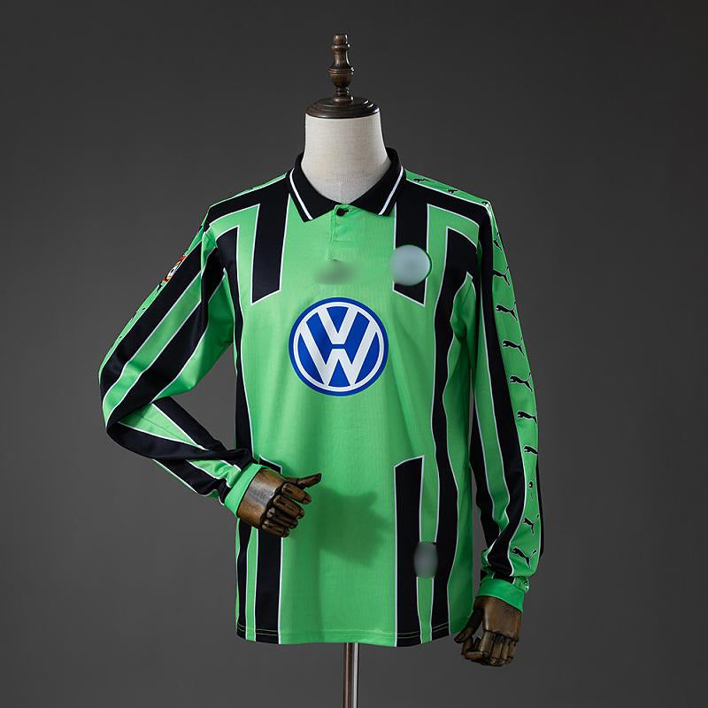 Camiseta Retro Manga Larga Wolfsburgo Local 99-00