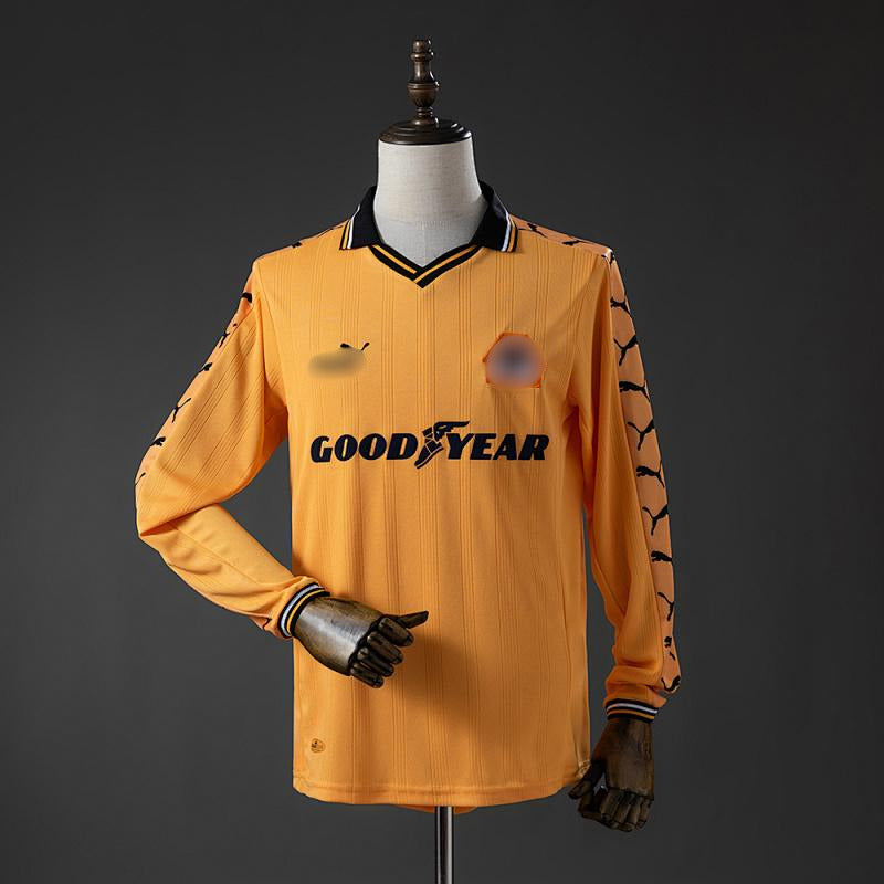 Camiseta Retro Manga Larga Wolves Local 98-99