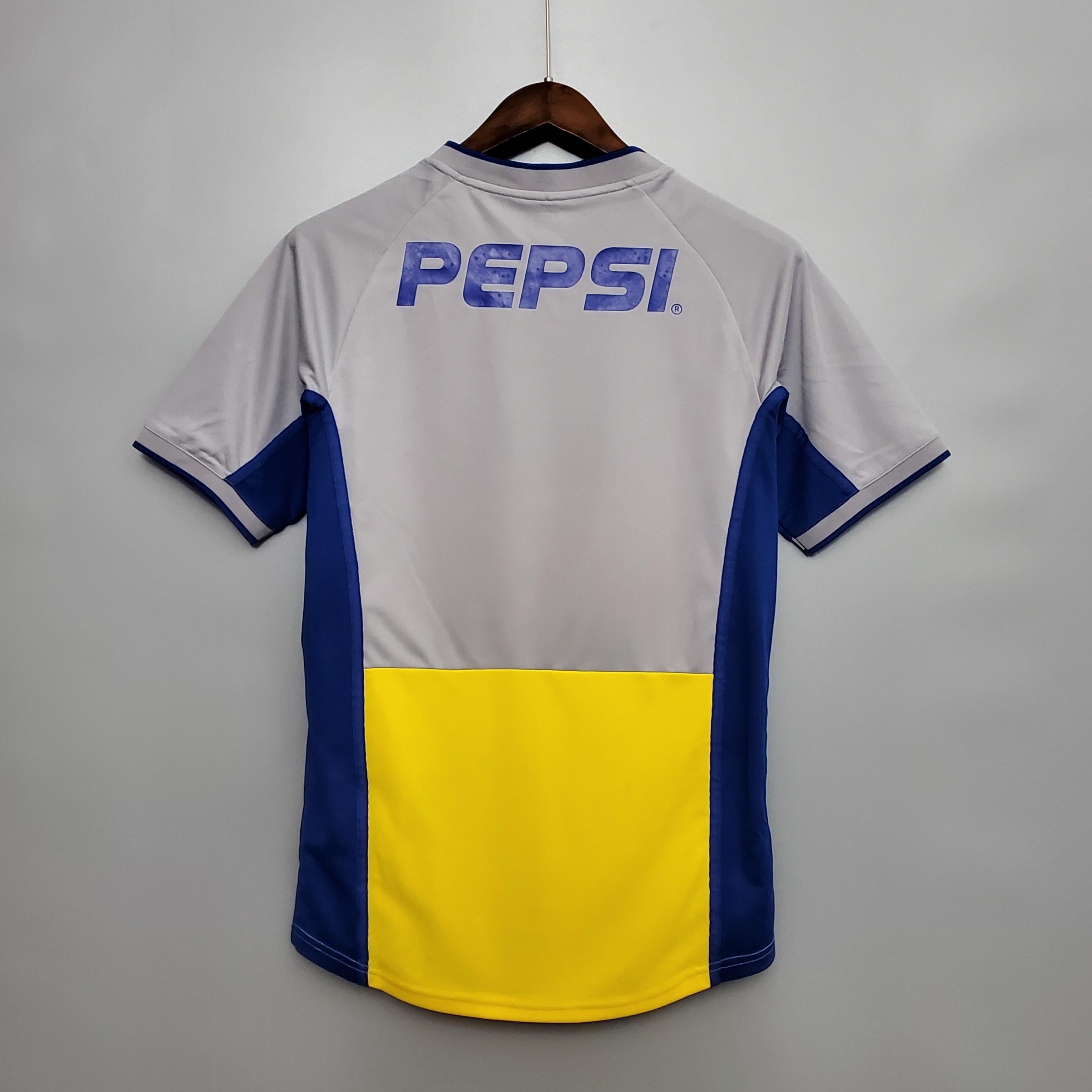 Camiseta Retro Boca Juniors Visitante 01-02