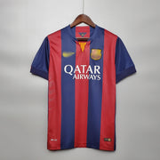 Camiseta Retro Barcelona Local 14-15 delante