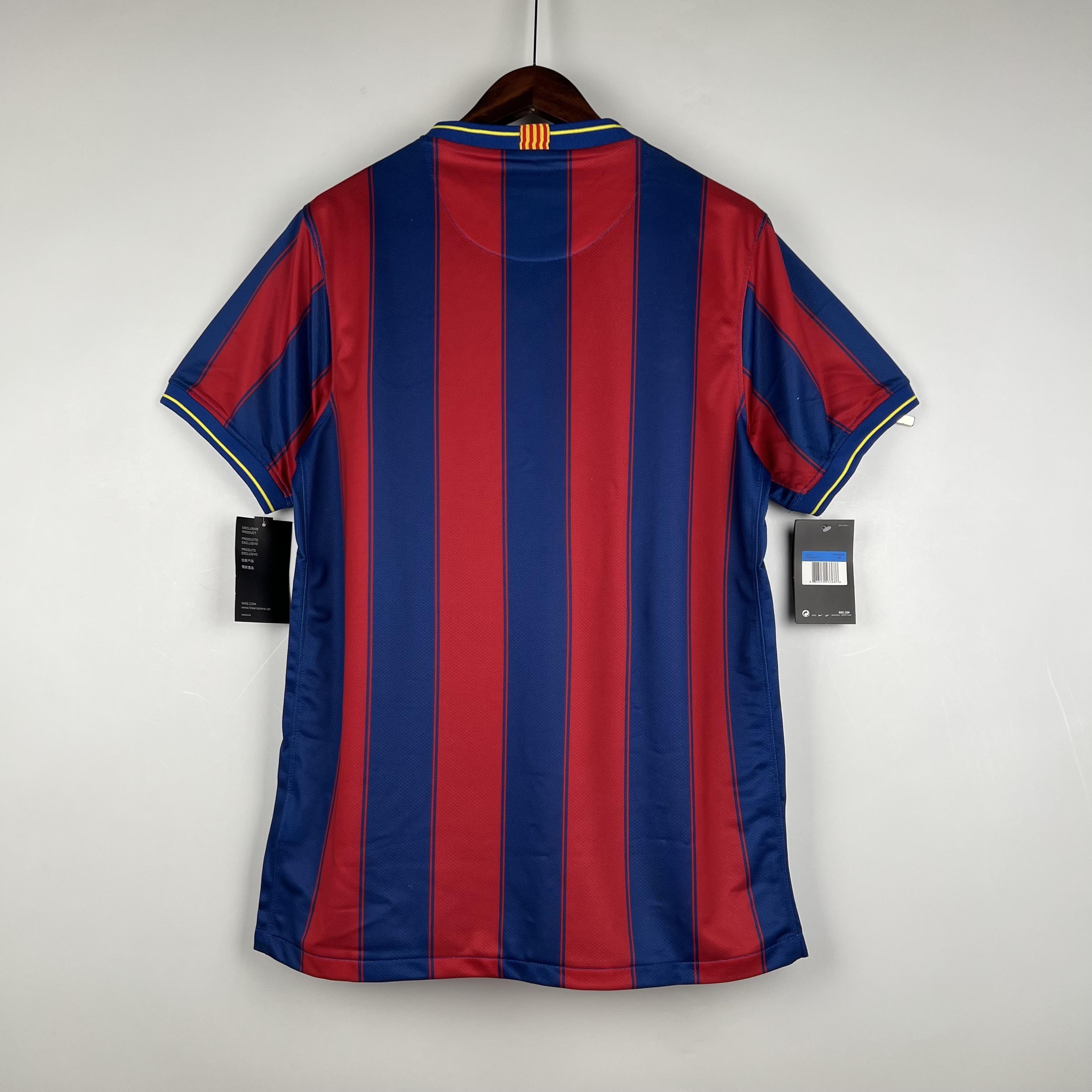 Camiseta Retro Barcelona Local 09-10 espalda