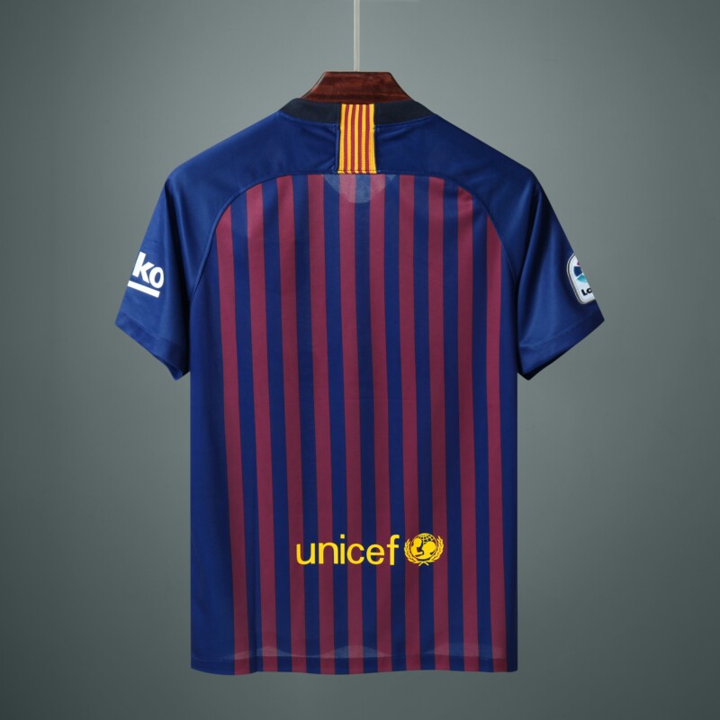 Camiseta Retro Barcelona Local 18-19 espalda