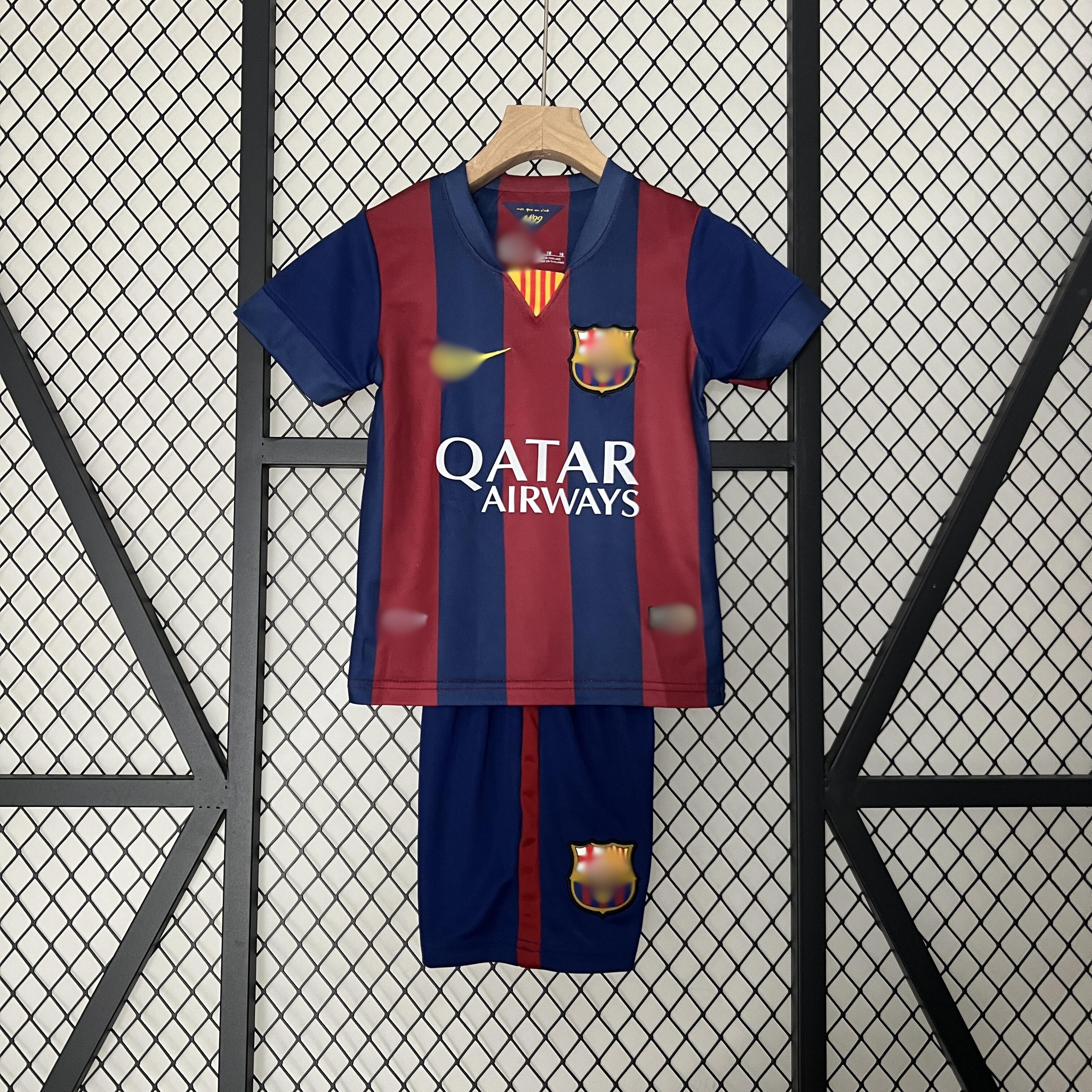 Camiseta Retro Niño Barcelona Local 14-15