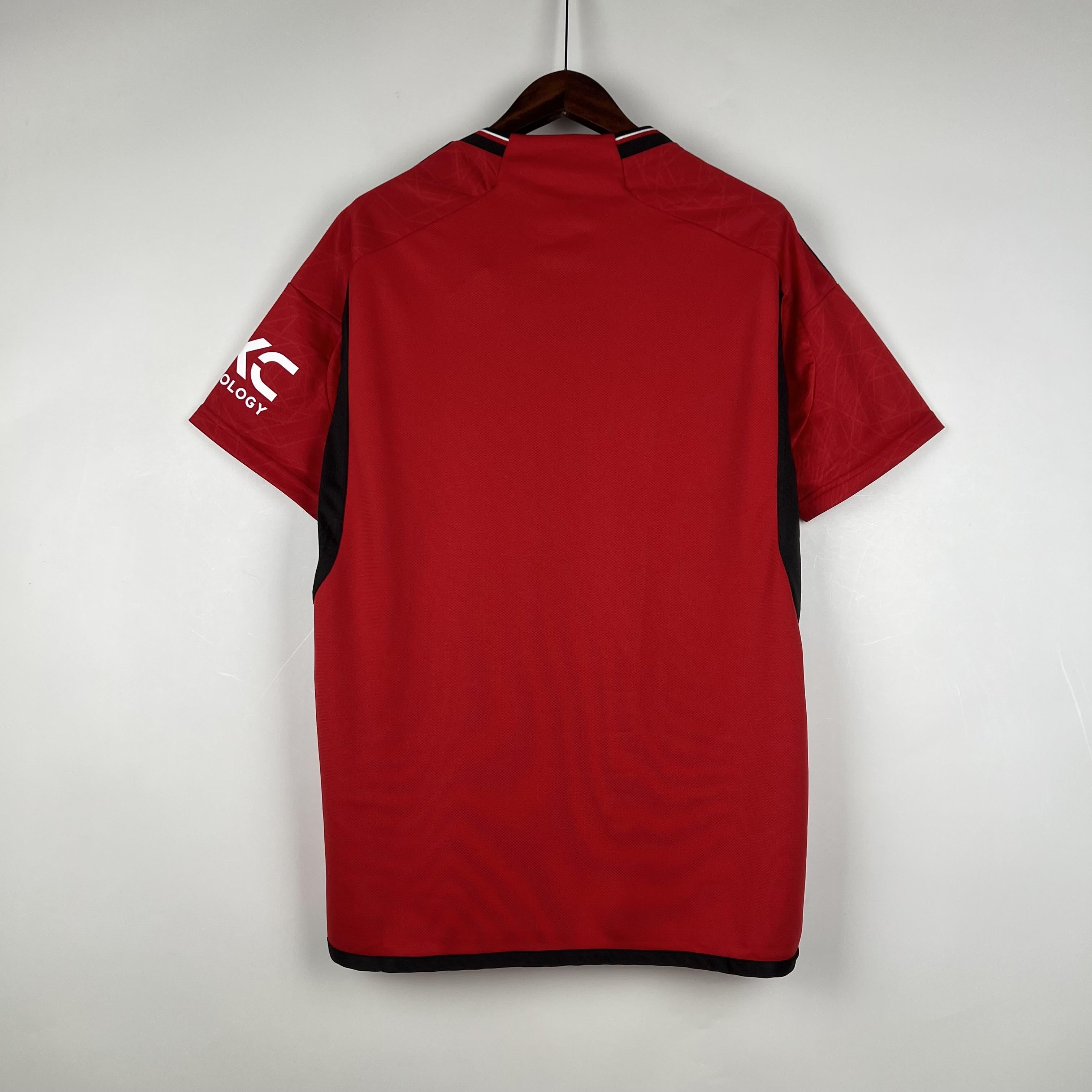 Camiseta Manchester United Local 23-24 espalda