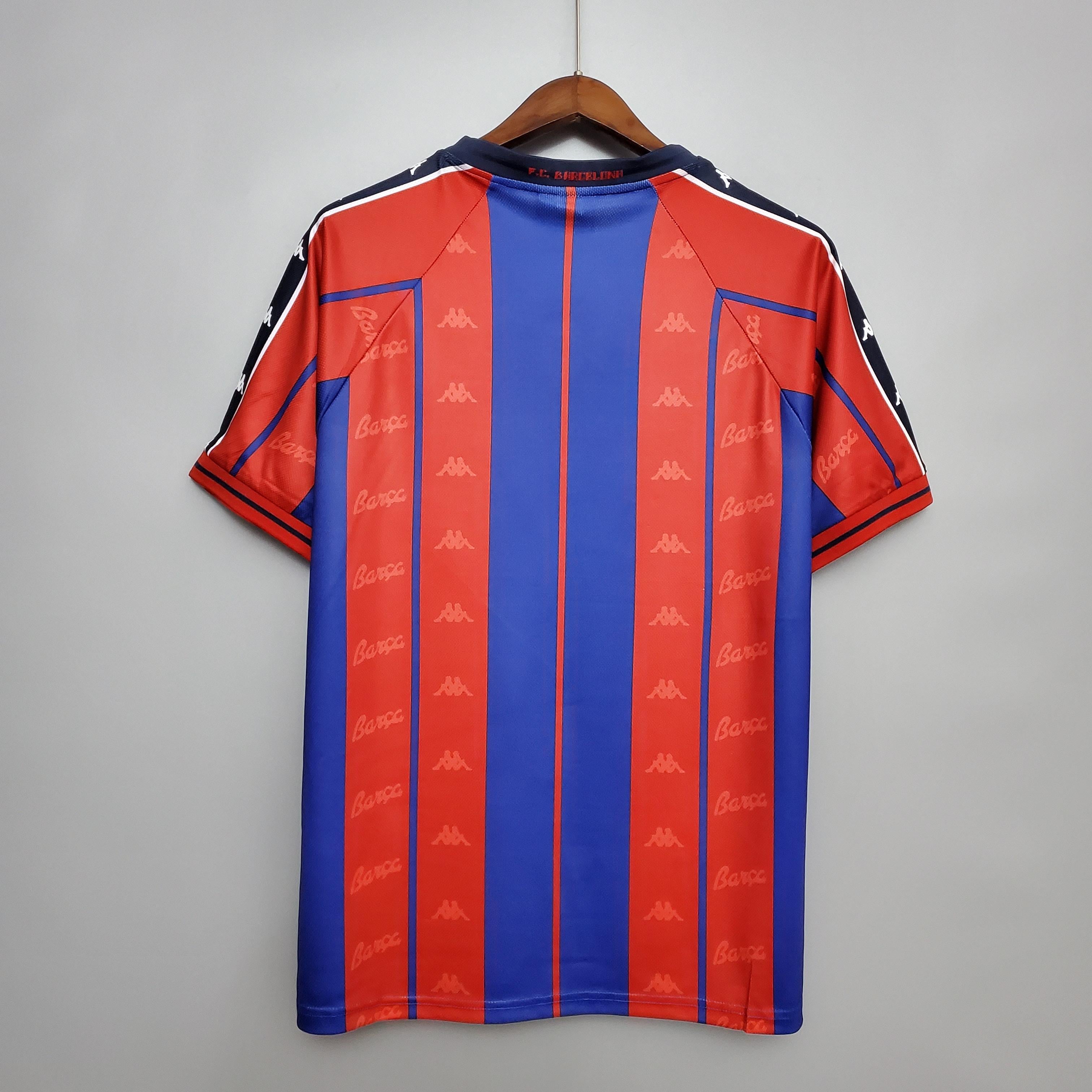 Camiseta Retro Barcelona Local 97-98 espalda