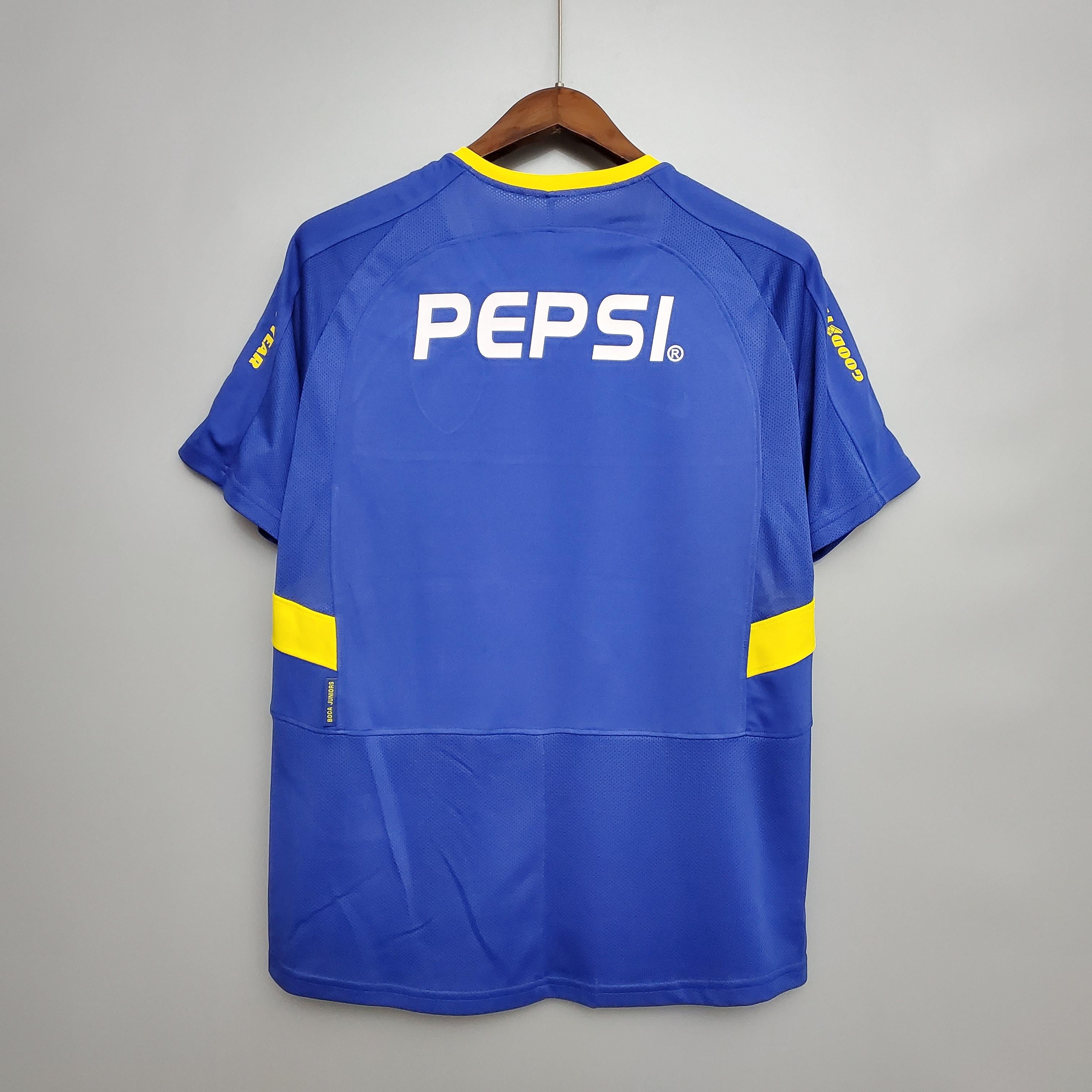 Camiseta Retro Boca Juniors Local 03-04